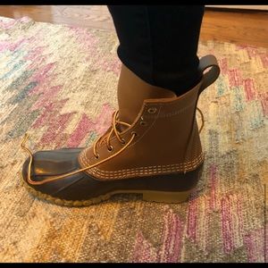 LL Bean Duck Boots Size 8